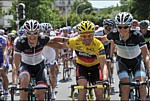 Frank Schleck pendant la derni�re �tape du Tour de France 2011